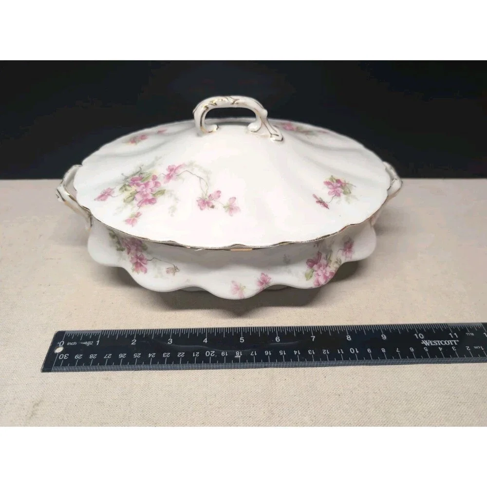 Vintage Theodore Haviland Limoges Pink Floral 11